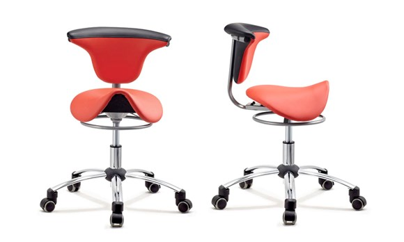 Dental Assistant Stool Saddle Chair Doctor Stool Dentist Chair Saddle Stool Rolling Ergonomic Swivel Chair
