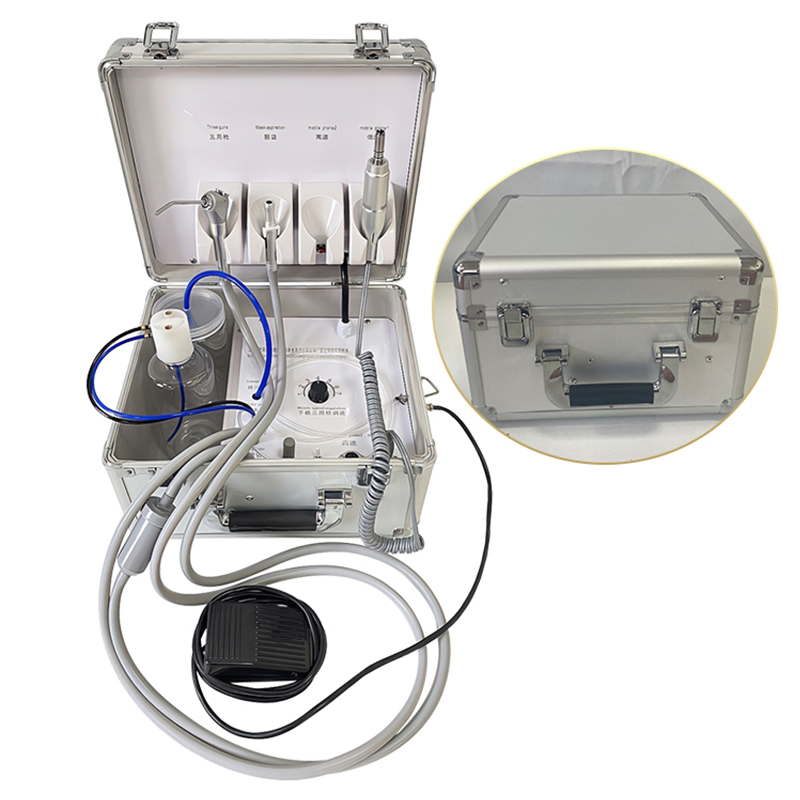 B031 Small Size Dental Portable Unit Portable Mobile Treatment Box Dental Clinic Turbine Unit Not Need Compressor