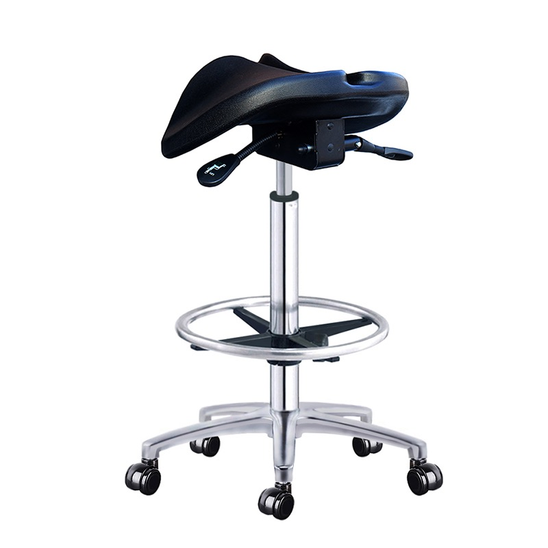 Cheapest Price Dental Product Dentist Chair Ergonomic Saddle Stool with Pedal