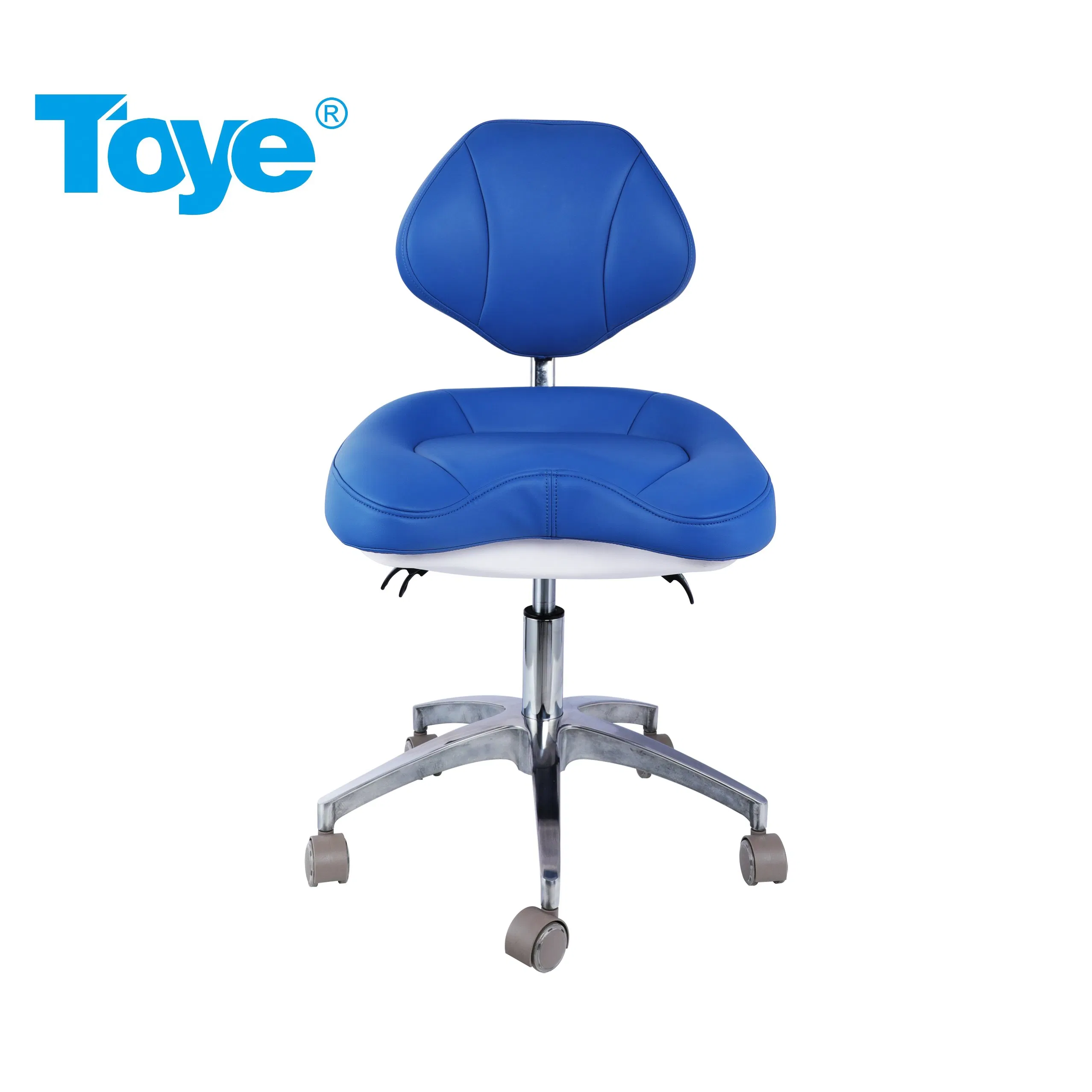 Luxury Hospital Furniture Rotating Leather Assistant Dental Chair Dentist Stool