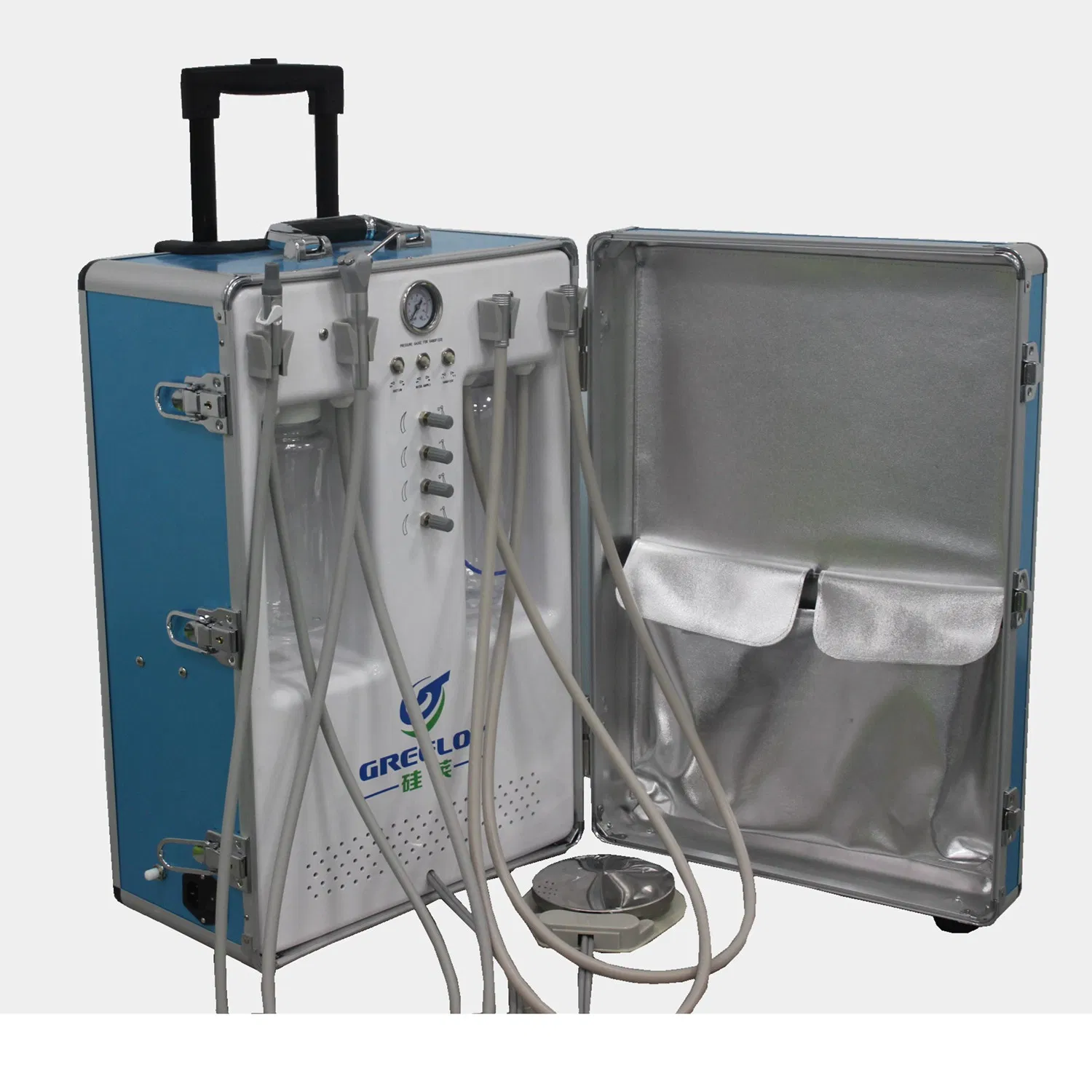 High Quality Portable Mobile Dental Unit with Electric Air Compressor High Quality Portable Dental Machine for Sale