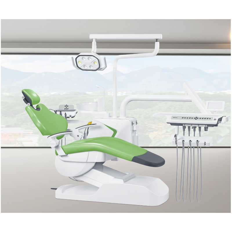 China Foshan Suntem ST-D530 Luxury Electric Dental Chair Unit Set Accessories Price Available