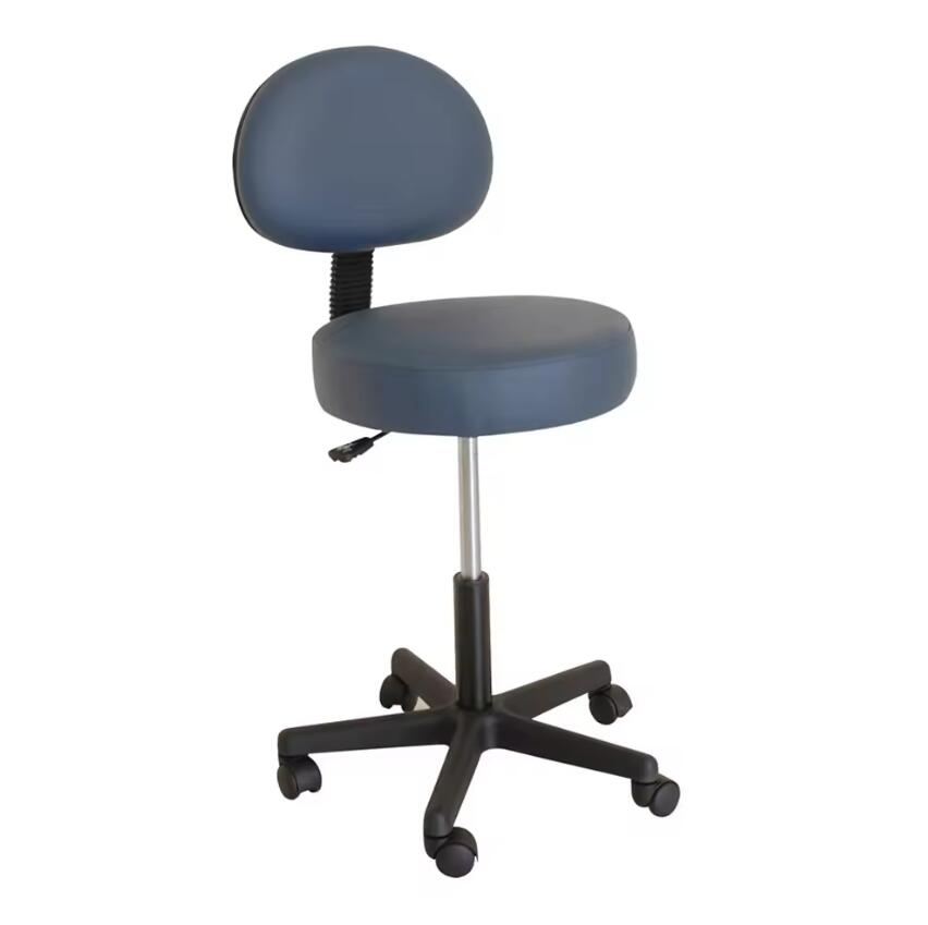 Office Rolling Stool Dental Office Stools Bar with Backrest for SPA Massager