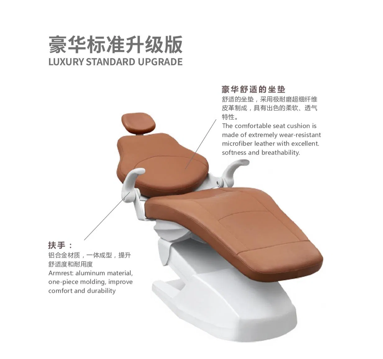 OEM ODM Electric Multi-Function Colorful Dental Unit Department Dental Chair with Touch Button Control System and LED Sensor Operating Light