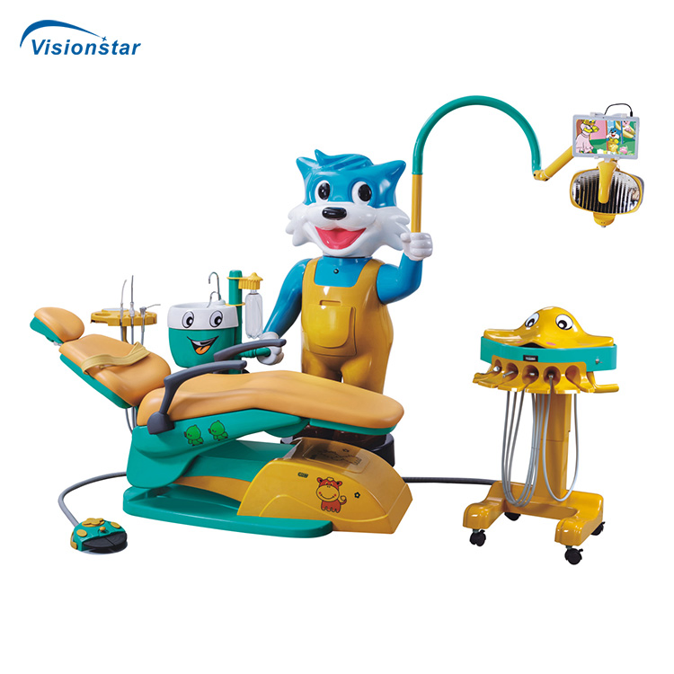 Sjd-A800 China Supplier Cheap Price Dentistry Products Pediatric Kids Dental Chair Unit for Children