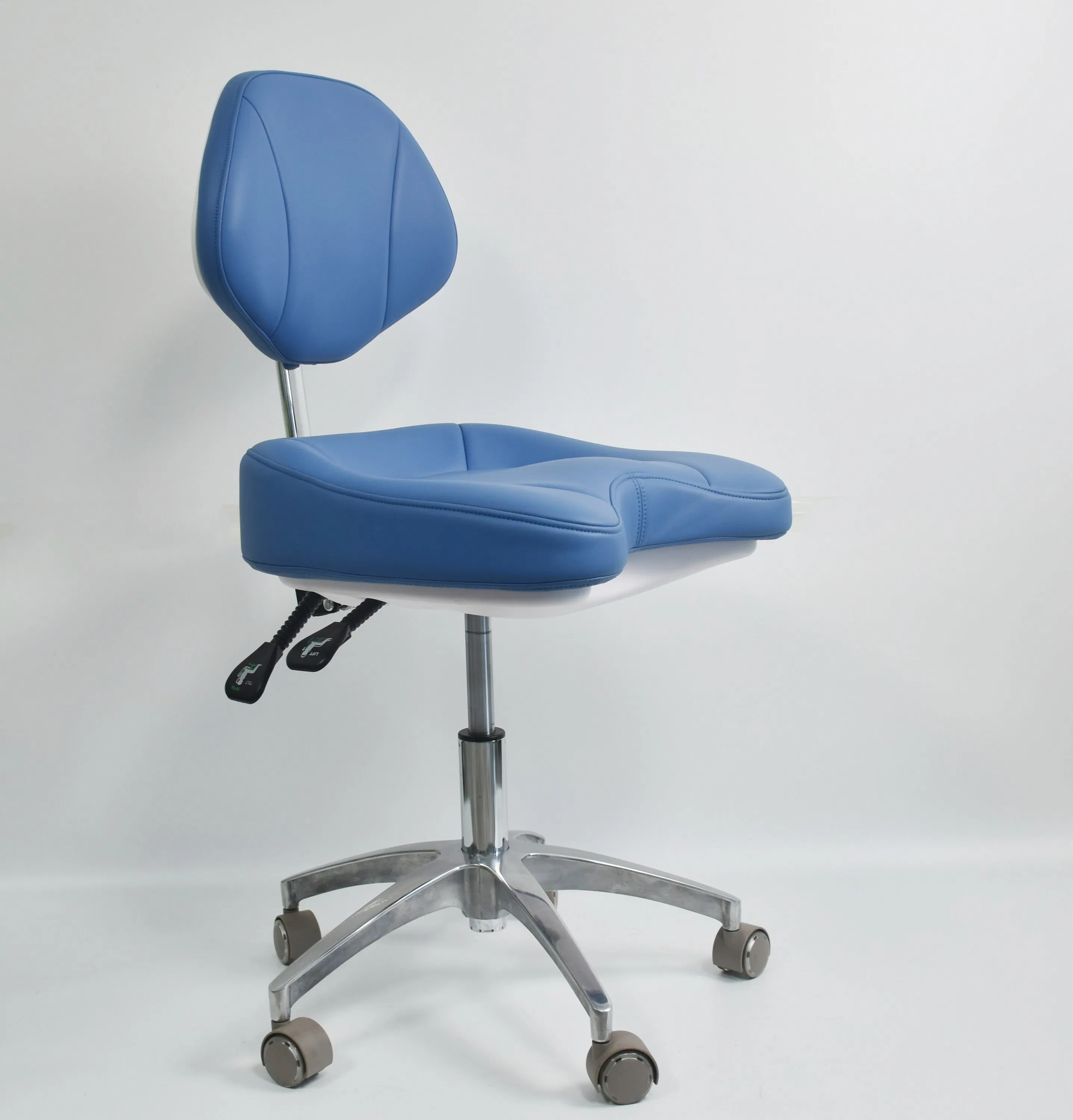 Luxury Hospital Furniture Rotating Leather Assistant Dental Chair Dentist Stool
