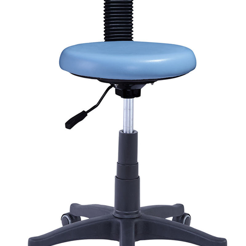 Comfortable Ergonomic Doctor Chair Mobile Dentist Stool with Backrest