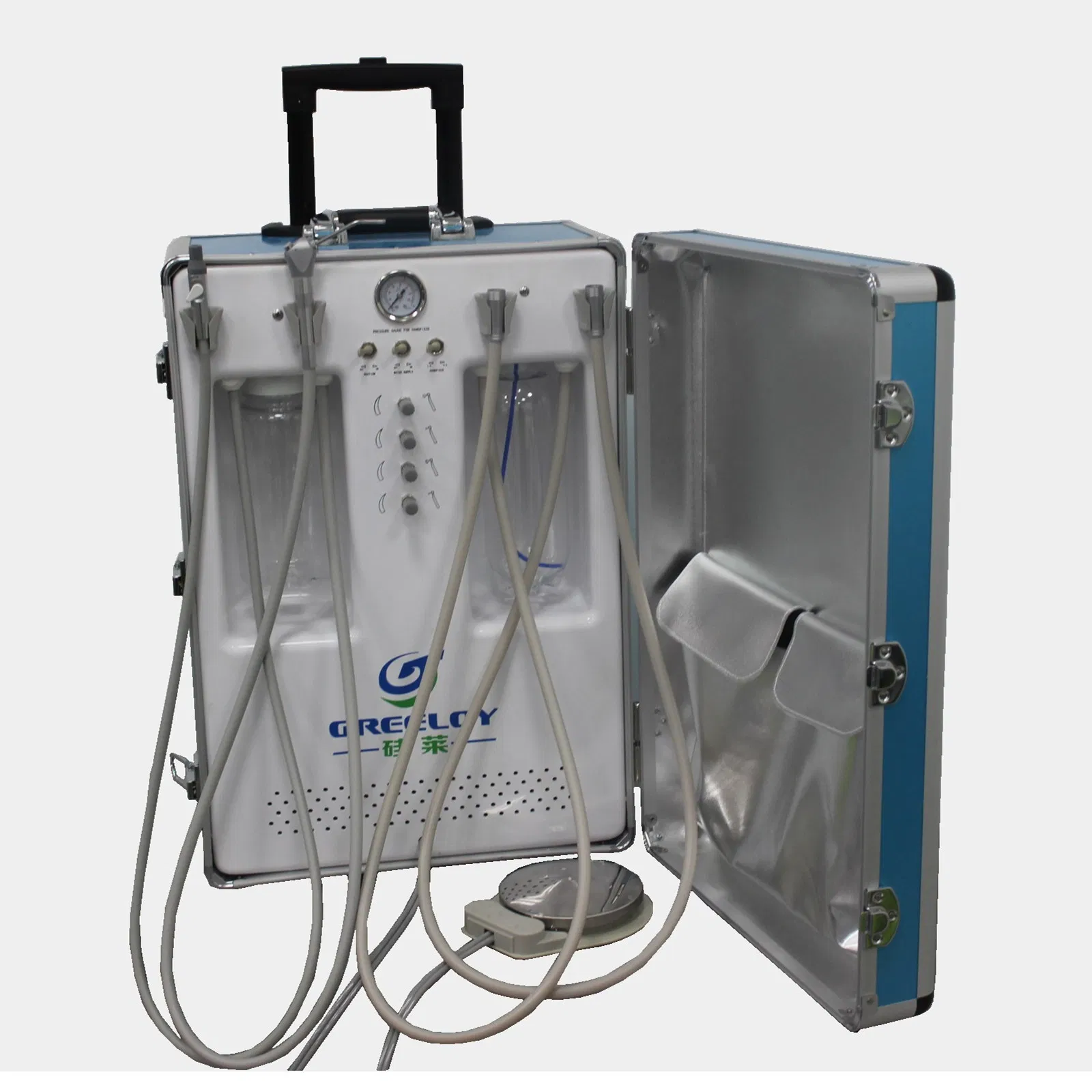 High Quality Portable Mobile Dental Unit with Electric Air Compressor High Quality Portable Dental Machine for Sale