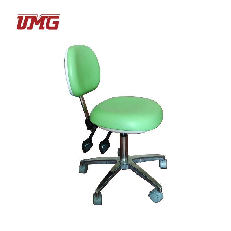 Dentist Dental Stool with Adjust Seat Tilt and Backrest