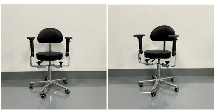 Dentists Dental Assistant Saddle Stool with Body Arm