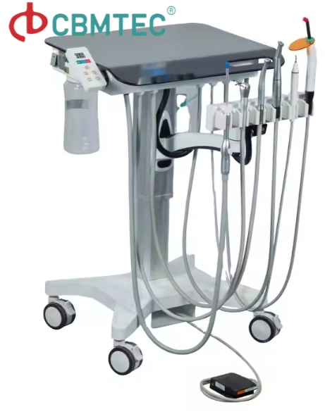 Dental Equipment Mobile Trolley Treatment Mobile Dental Cart Unit Portable Dental Unit
