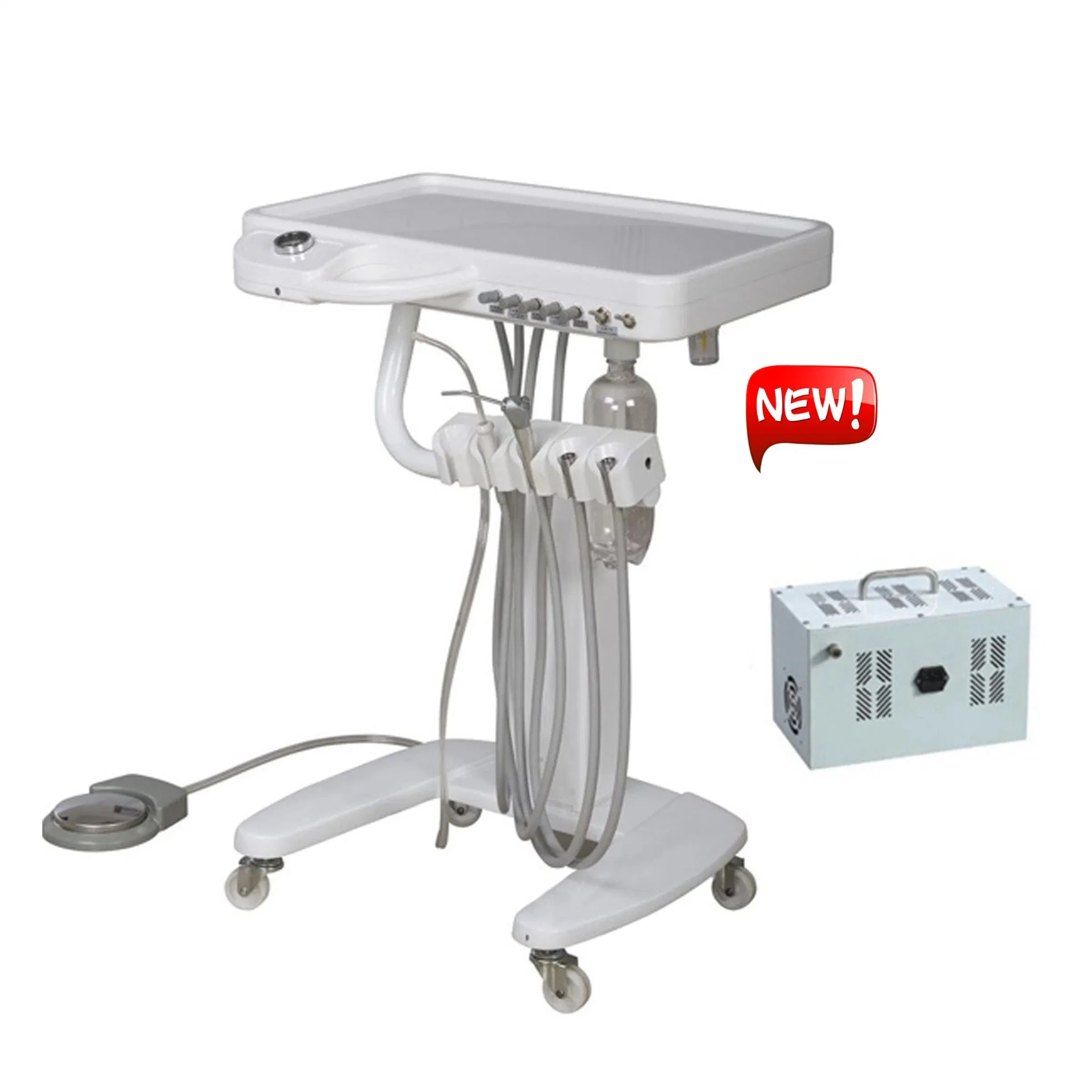 Portable Dental Dental Portable Turbine Unit Work with Air Compressor Dentistry Equipment