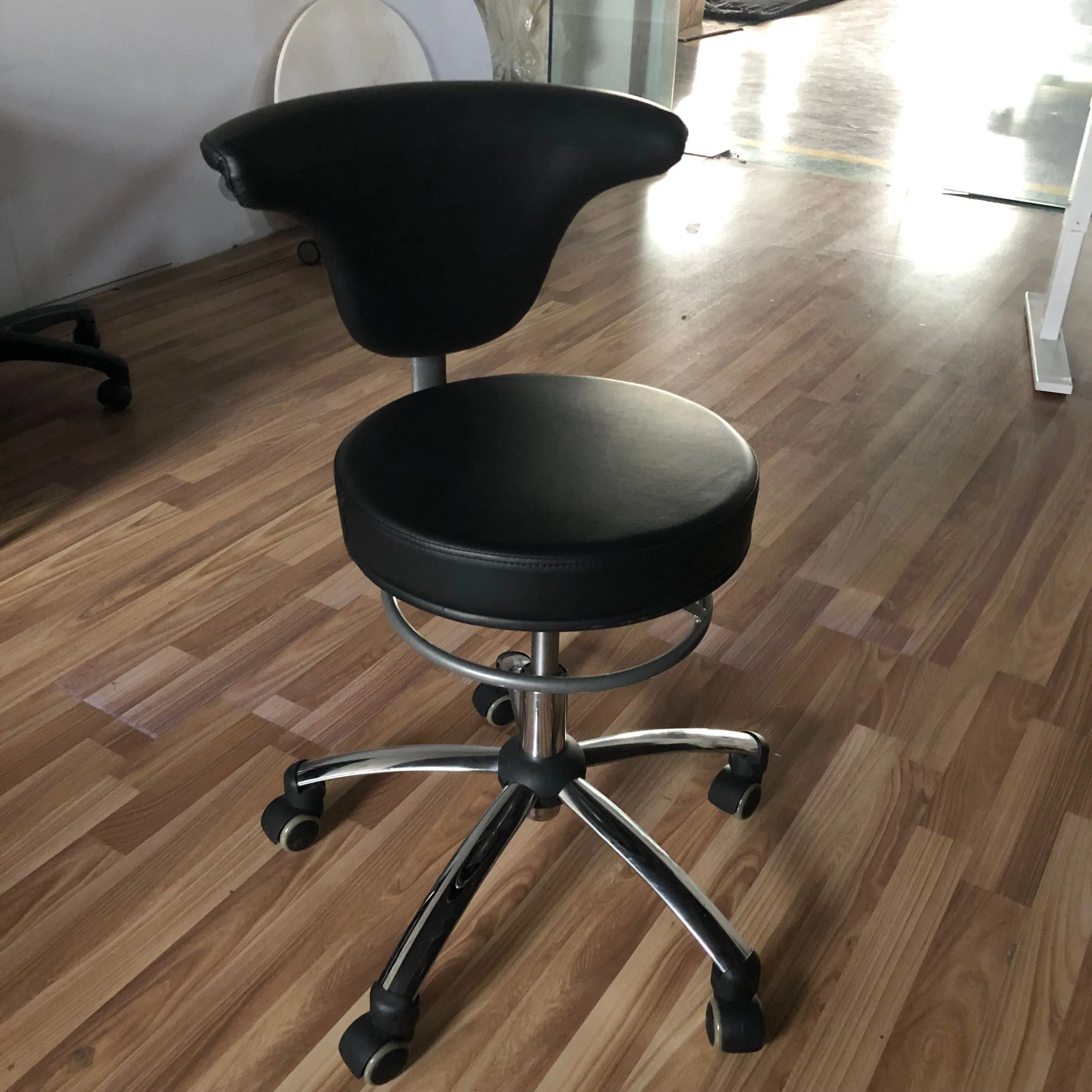 Ergonomic Round Seat Adjstable Dental Assistant Chair Medical Stool
