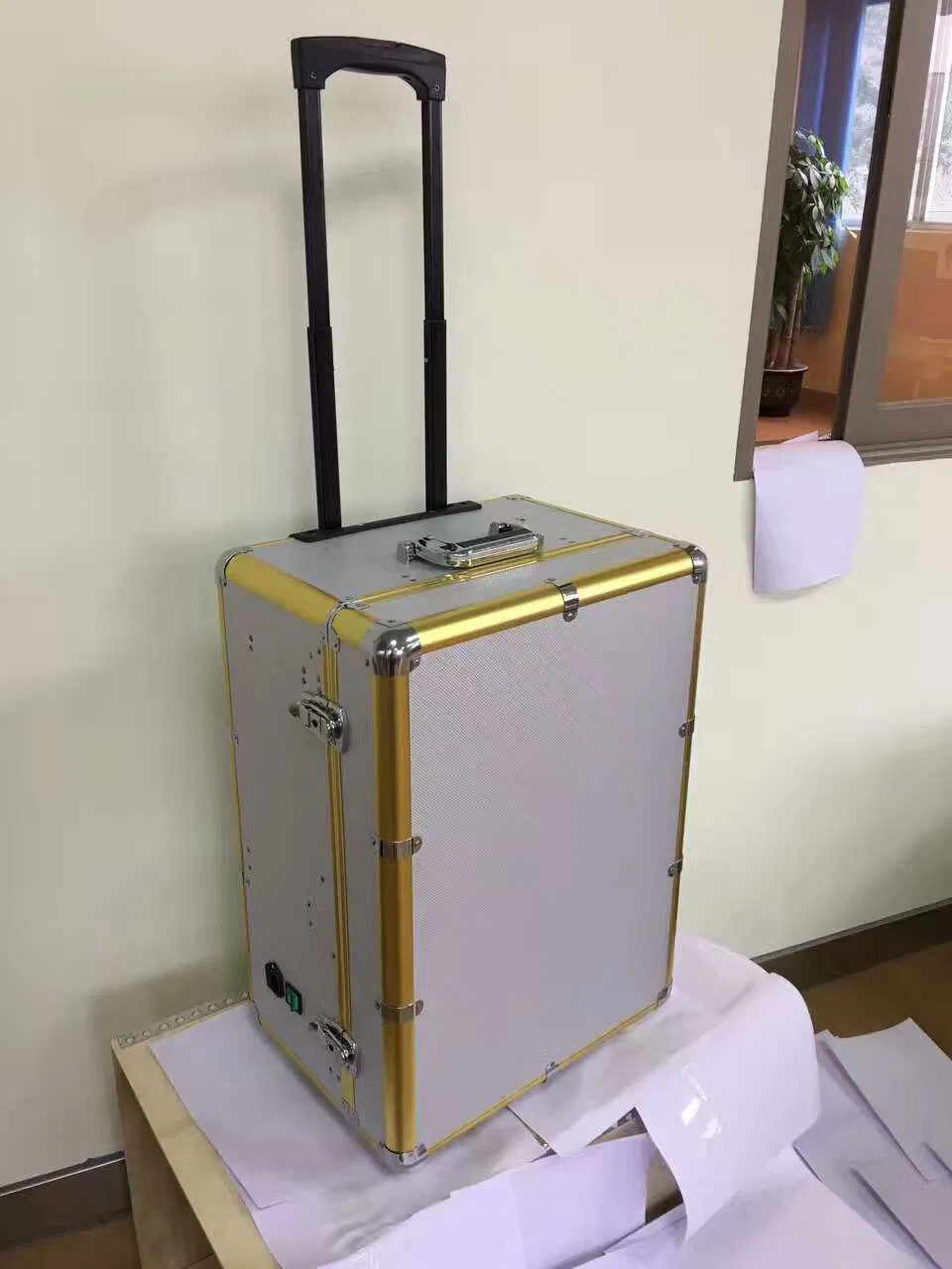 Dental Equipment Portable Mobile Turbine Cutting Unit Built-in Air Compressor System