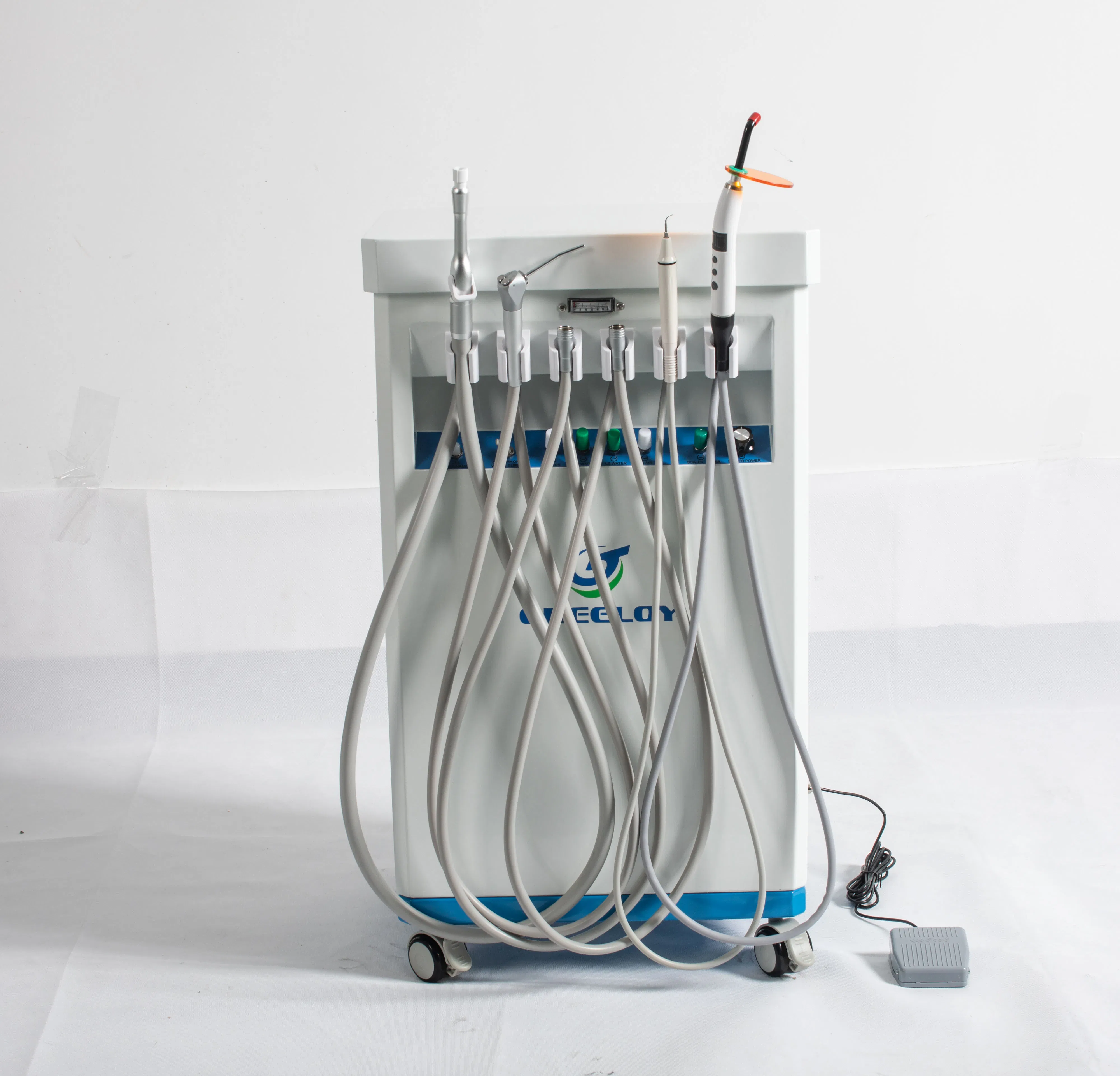 Portable Dental Unit with Air Compressor for Dental Clinic Hospital