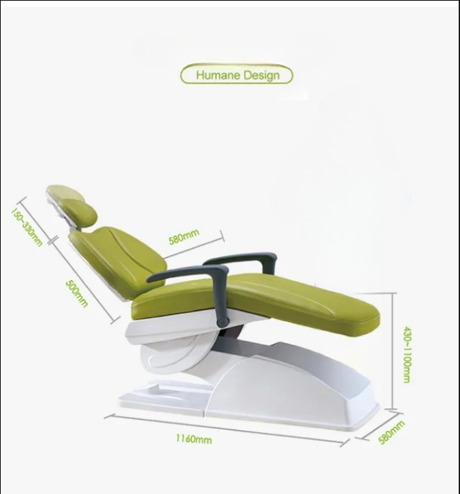 Premium Luxury Dental Chair Unit with Rotatable Spittoon Feature