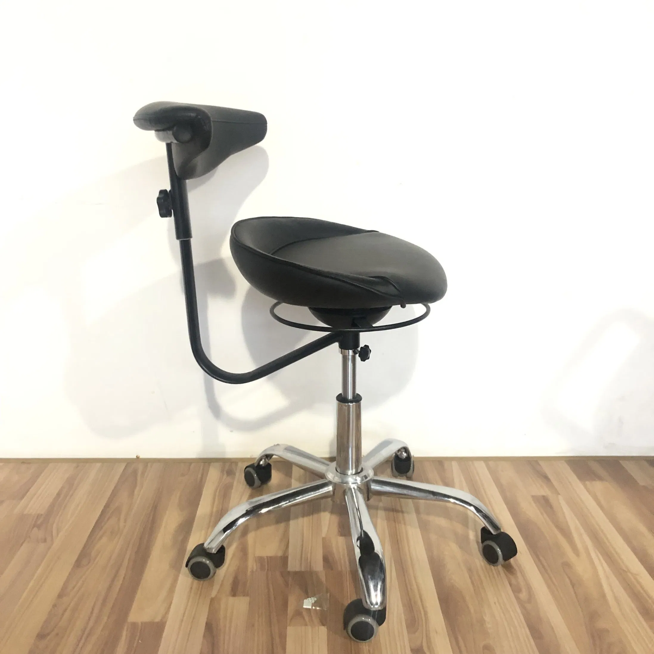 Hospital Rotatable Armrest Medical Doctor Assistant Dental Stool