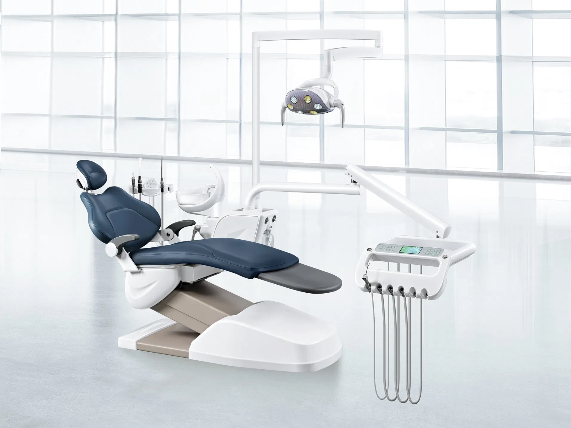 Dental Equipment with LED Operating Light Cheap Dental Chair