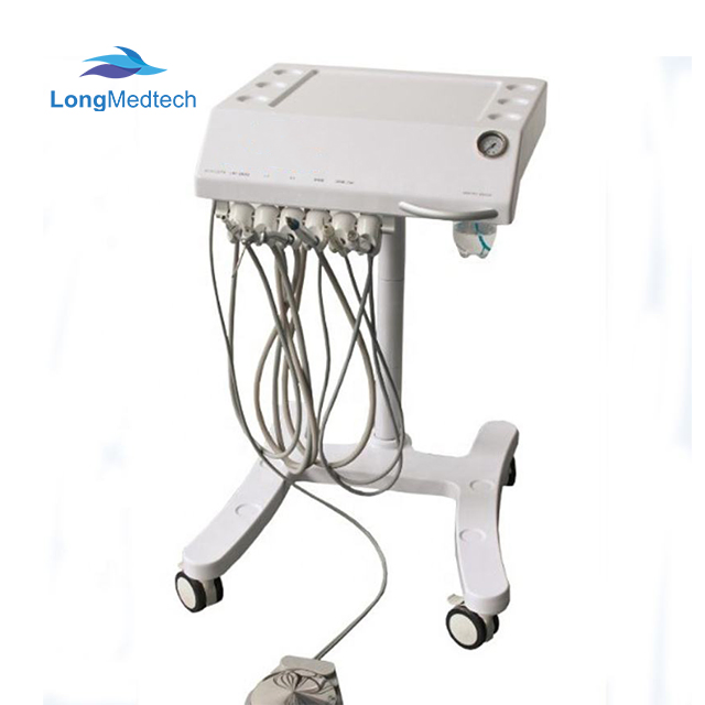 High Quality Portable Suction Unit Gu-P302 Portable Dental Unit Veterinary Use with Silent Oil Free Air Compressor