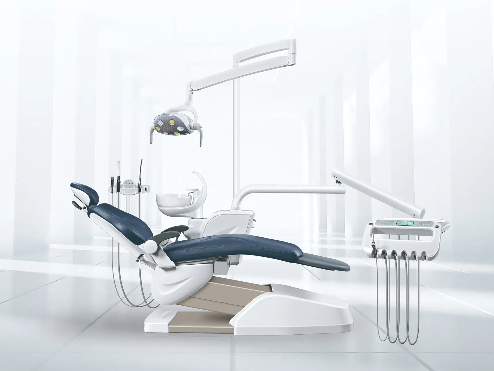 Dental Equipment with LED Operating Light Cheap Dental Chair