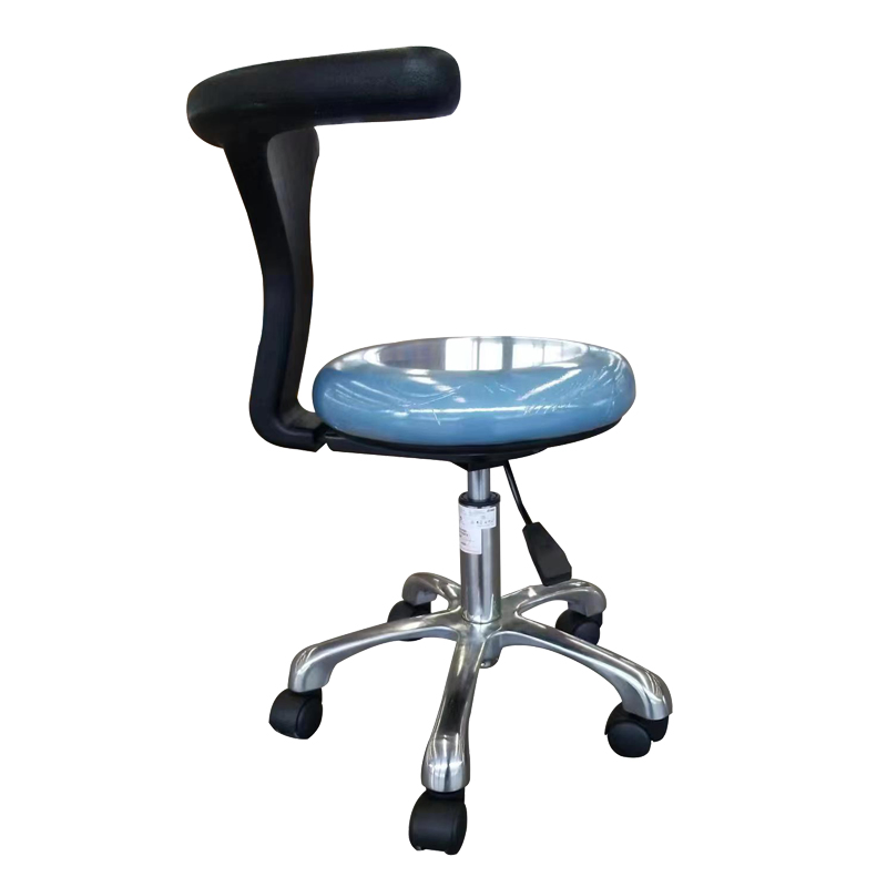 Height Adjustable Lab Bench Dental Stool PU Material