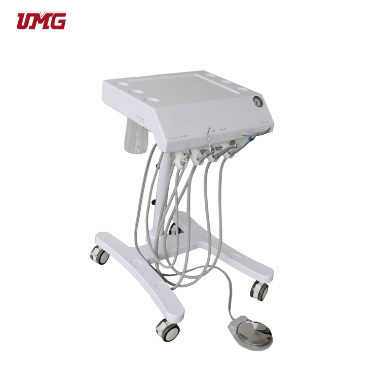 Mobile Portable Treatment Cart Dental Unit with Suction Machine