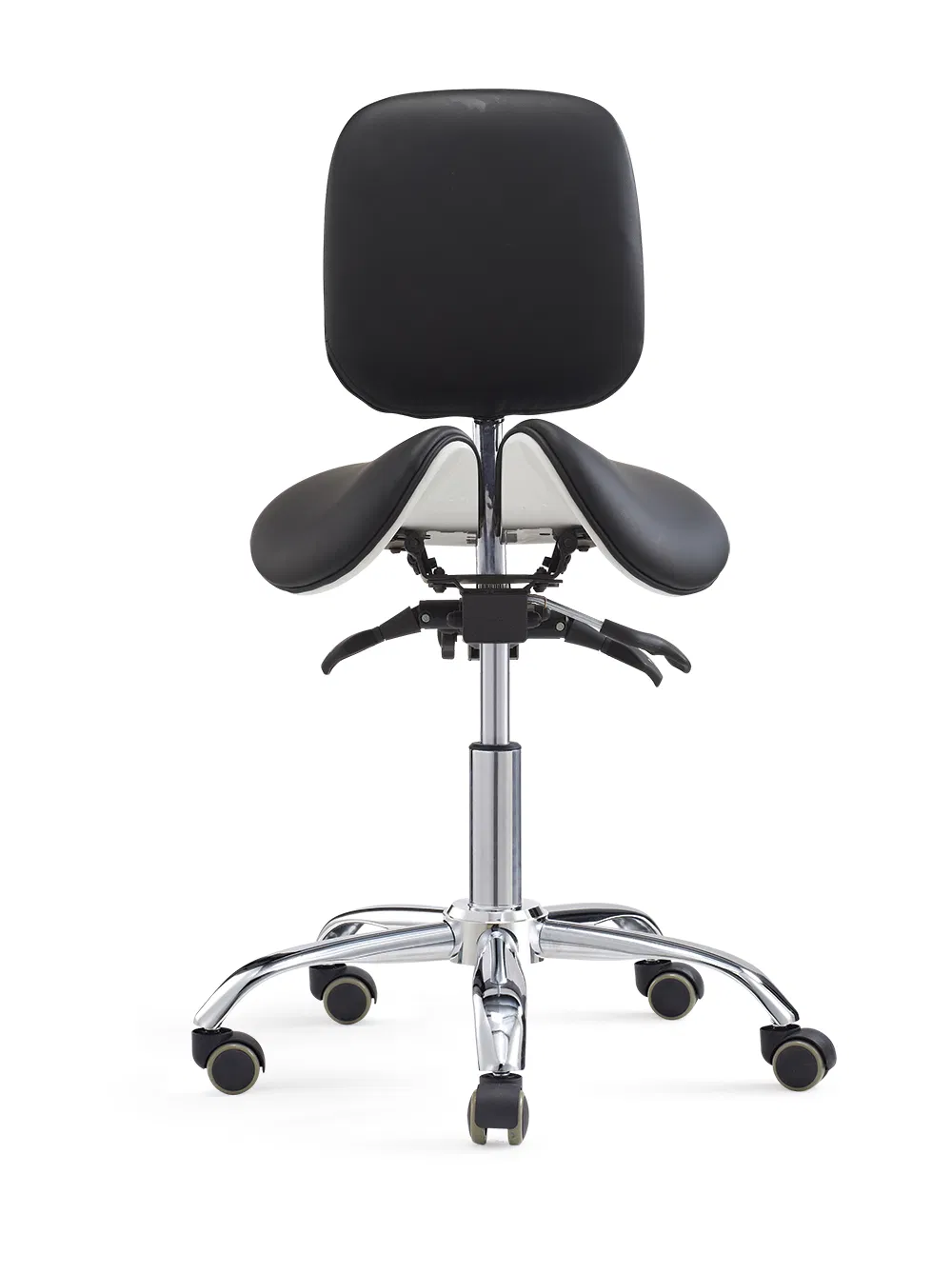 Ergonomic Split Seat Saddl Medical Dental Assistant Office Stool