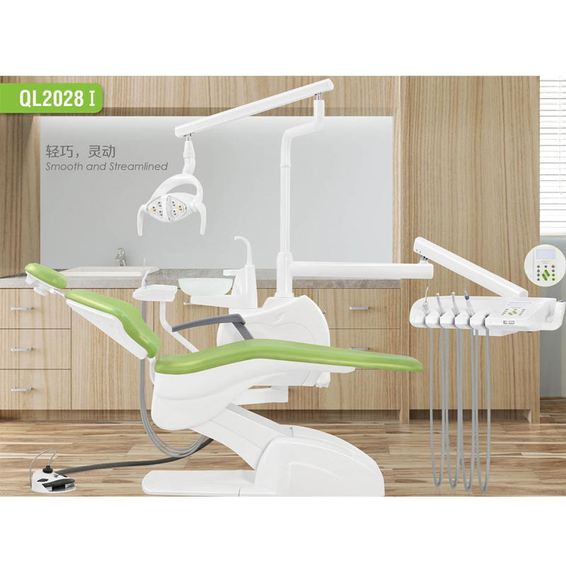 LK-AF02 Popular Foshan Fengdan Cheap Dental Equipment Chair Unit with LED Sensor Lamp