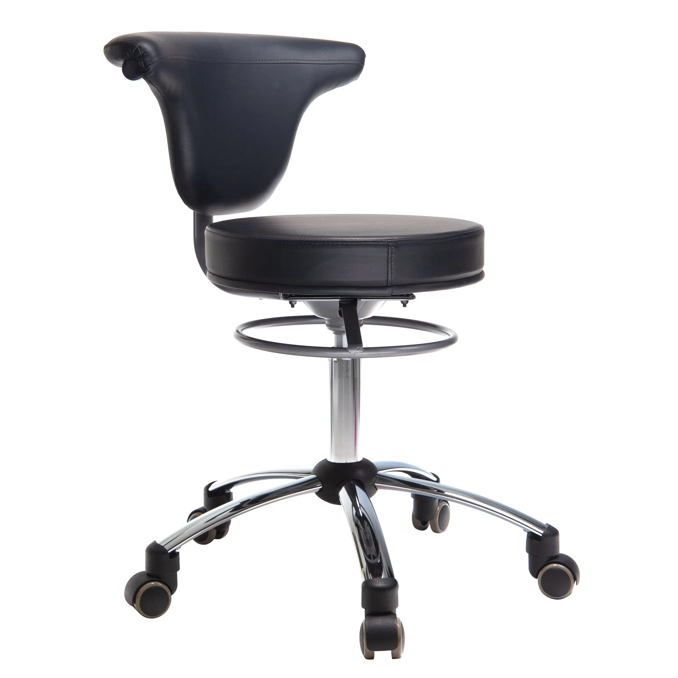 Ergonomic Round Seat Adjstable Dental Assistant Chair Medical Stool