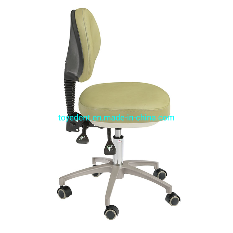 Dental Equipment Portable Dentist Chair Stool with Backrest