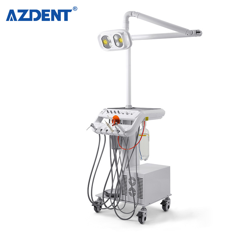 Portable Dental Treatment Unit with Air Compressor Mobile Dental Unit