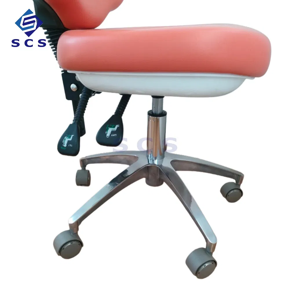 Premium Dental Chair Unit Ergonomic Assistant Stool