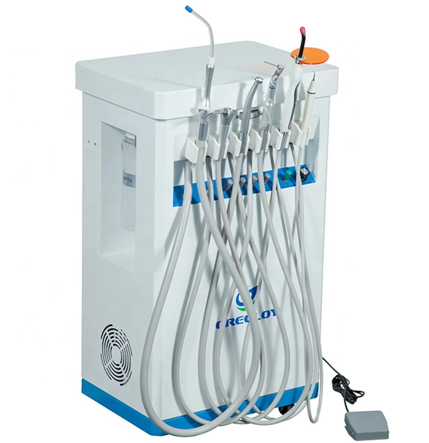 Vet Clinic Dental Equipments Mobile Unit Portable Dental Unit for Veterinary with Air Compressor
