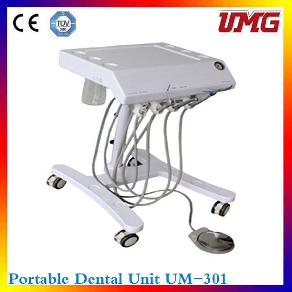 Mobile Portable Treatment Cart Dental Unit with Suction Machine