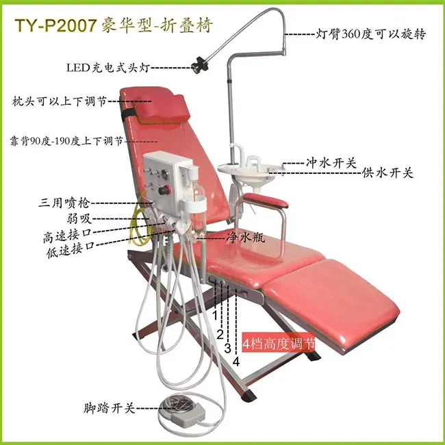 Luxury Type-Folding Chair Dental Unit