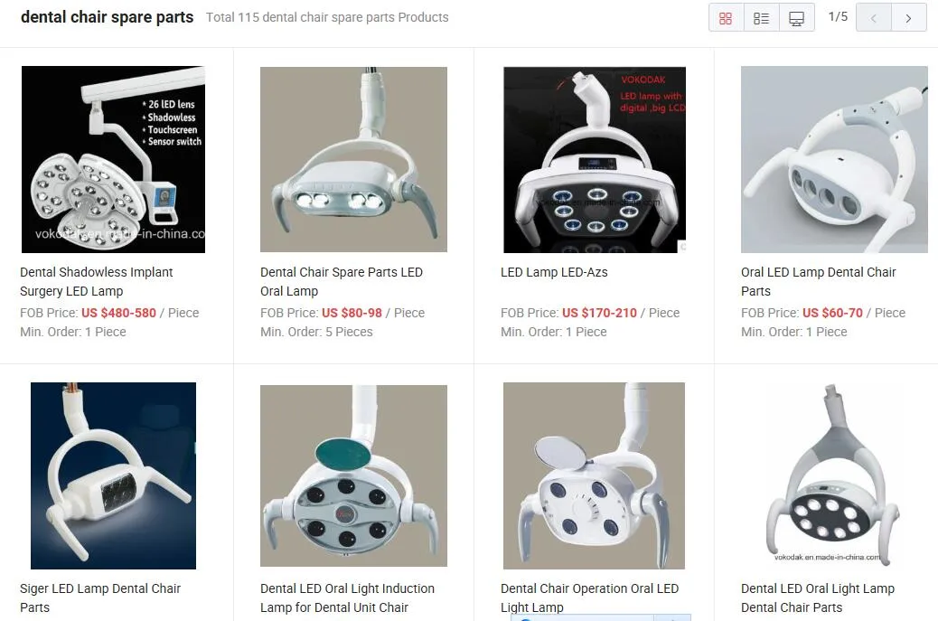 Dental Oral Lamp Detail