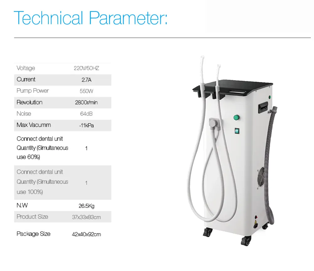Mobile Suction Unit Side View