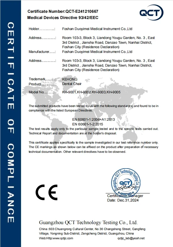 CE Certificate