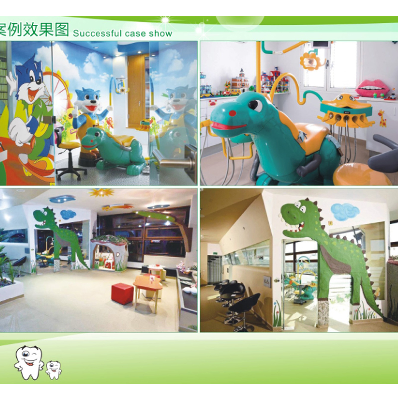 LK-AY04D CE Approved Children Pediatric Colorful Dental Equipments Chair Kids Unit