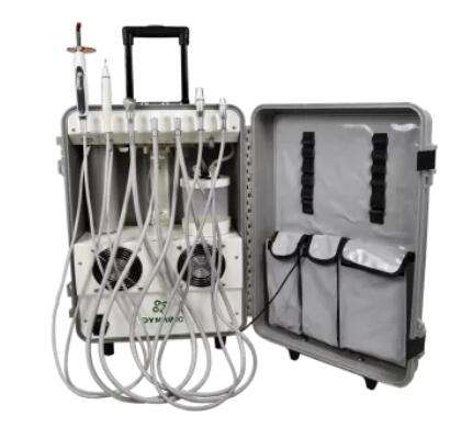 Portable Dental Unit with Pedal Dental Chair CE Approved Dental Supply Electric Teeth Treatment Machine