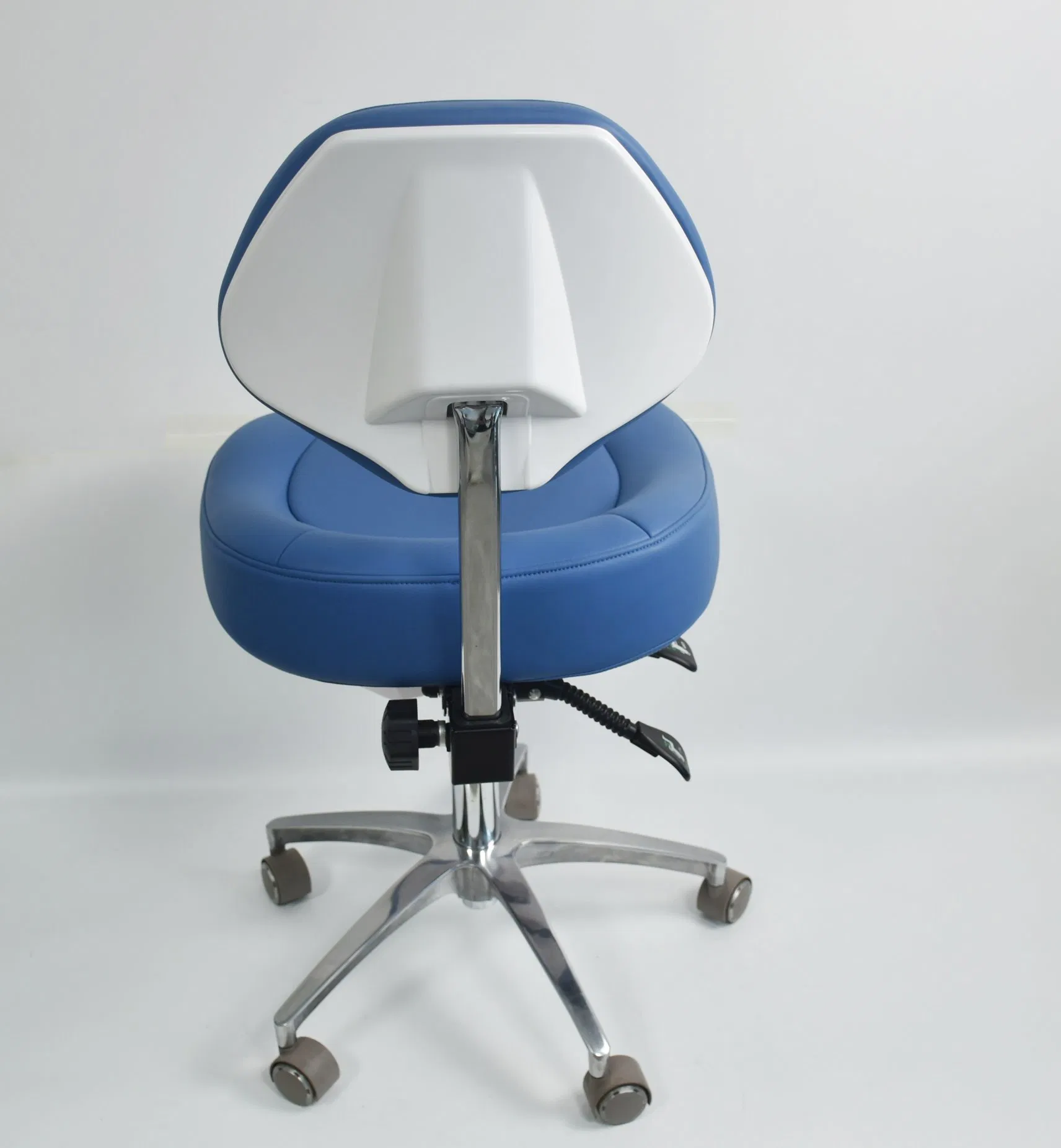 Luxury Hospital Furniture Rotating Leather Assistant Dental Chair Dentist Stool