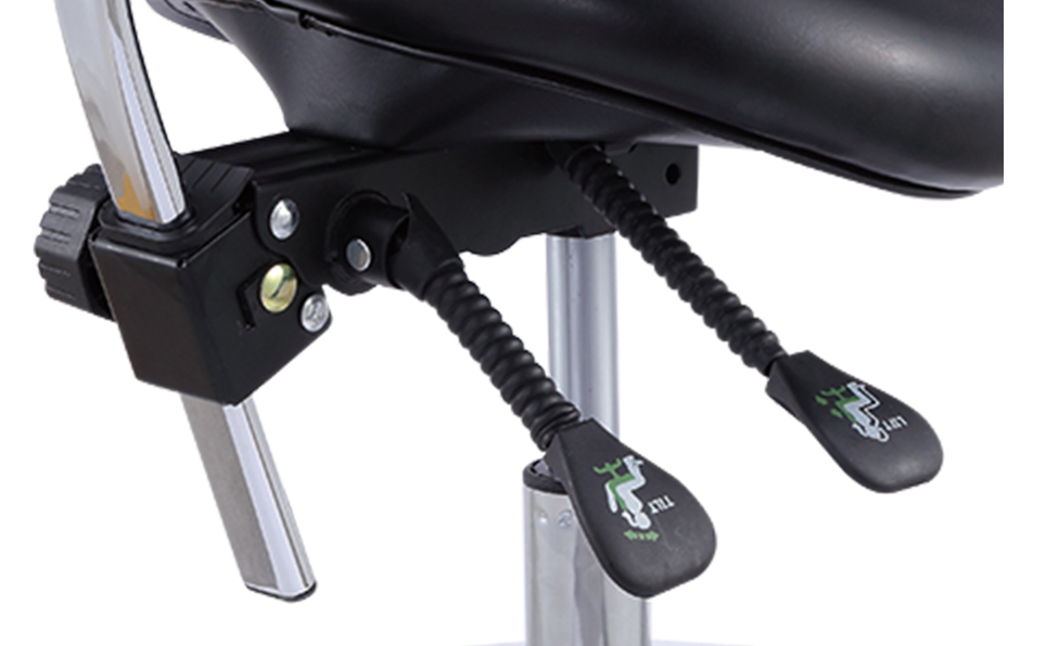 Ergonomic Dental Clinic Furniture Unit Doctor Nurse Assistant Saddle Stool with Adjustable Height Backrest Wheel Dentist Stool