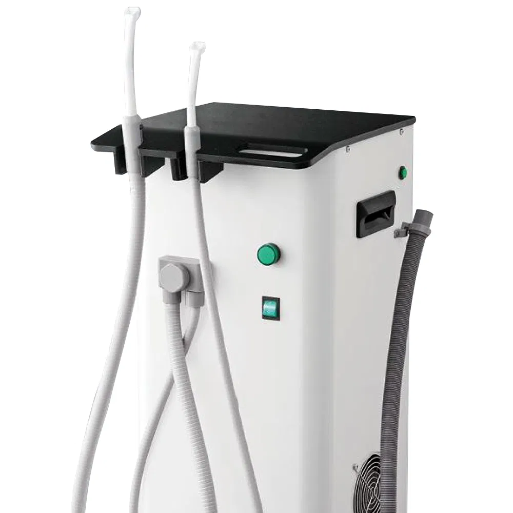 Mobile Dental Chair Suction Portable Dental Unit with Air Compressor