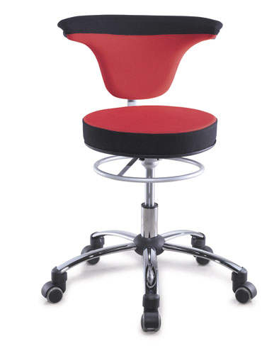 Ergonomic Round Seat Adjstable Dental Assistant Chair Medical Stool