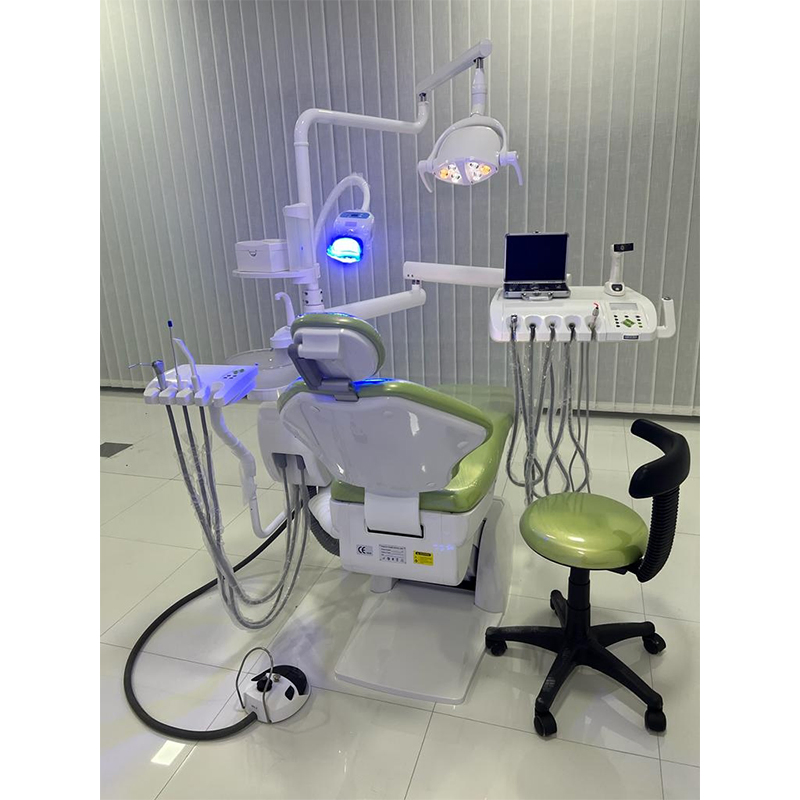 LK-AF02 Popular Foshan Fengdan Cheap Dental Equipment Chair Unit with LED Sensor Lamp
