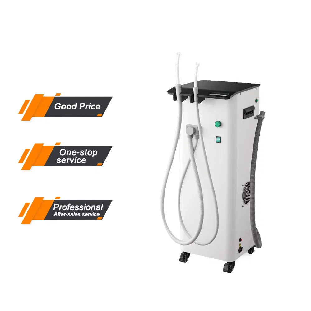 Mobile Dental Chair Suction Portable Dental Unit with Air Compressor