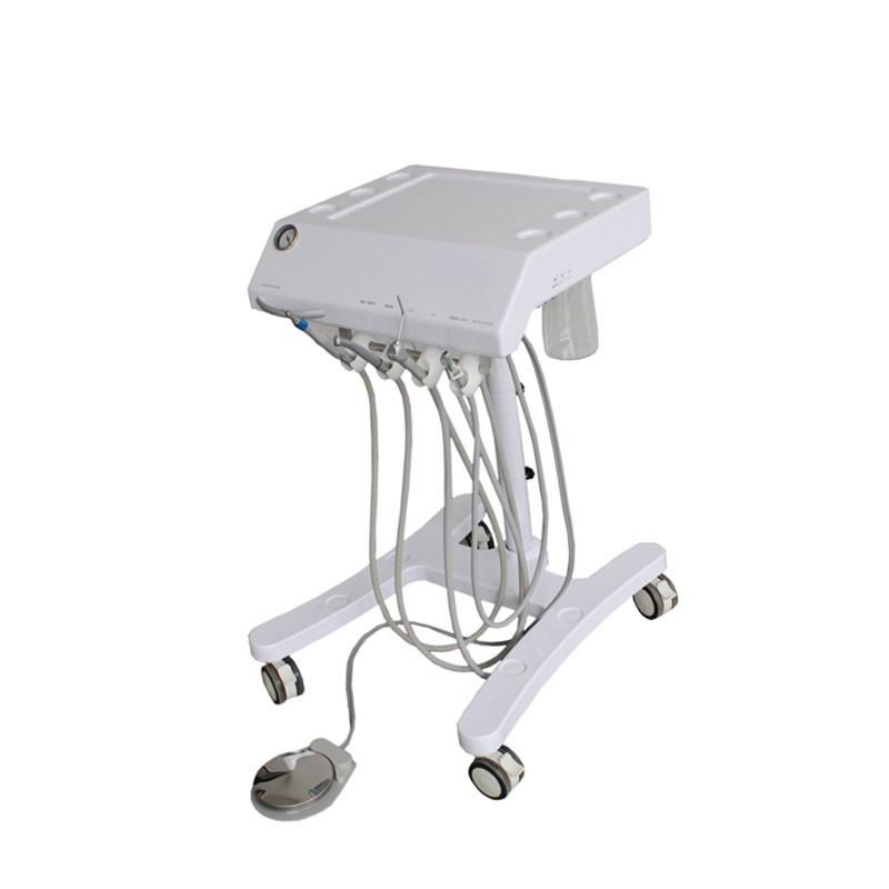 Mobile Portable Treatment Cart Dental Unit with Suction Machine