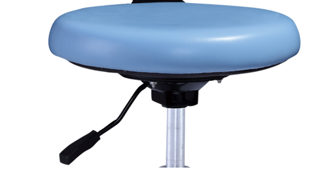 Dentist Stool Dental Mobile Chair Rolling Stool with Back Support Clinic Dentist Lab Adjustable Backrest Dentist Saddle Chair