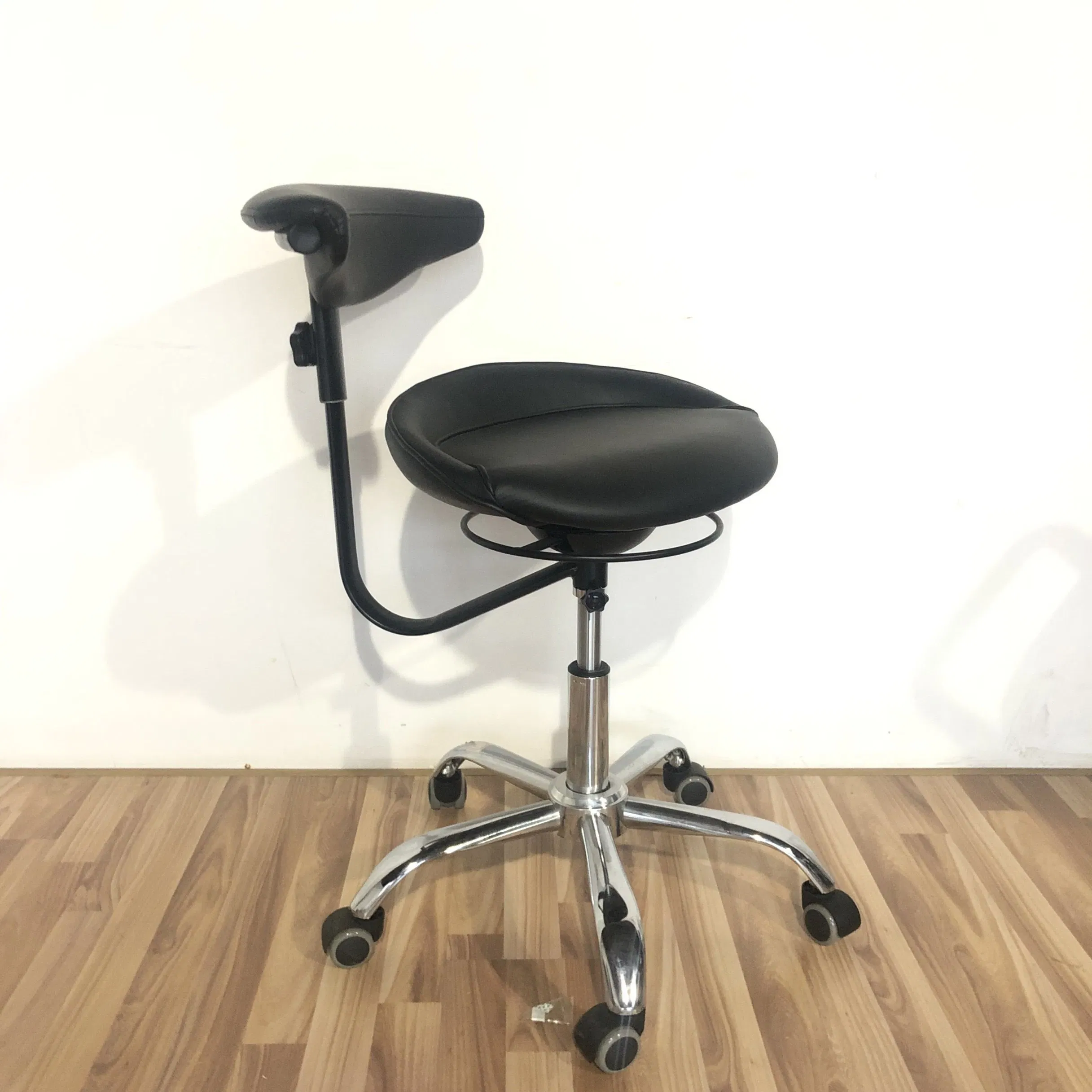 Hospital Rotatable Armrest Medical Doctor Assistant Dental Stool