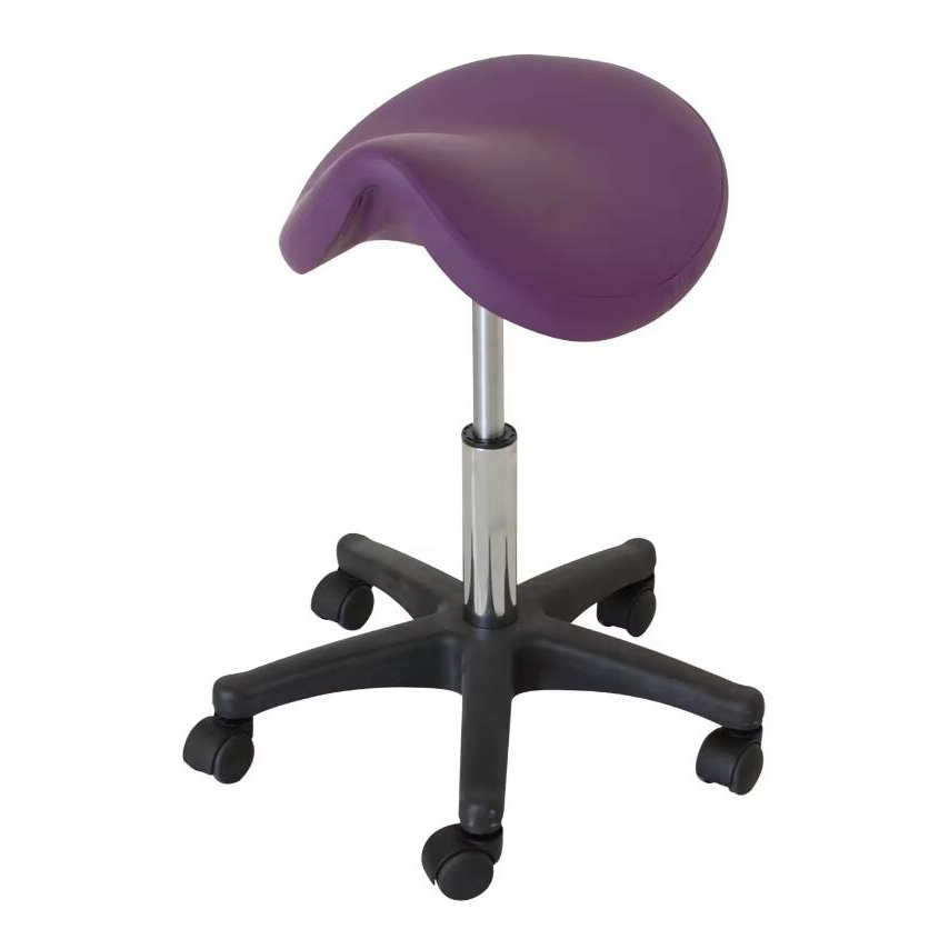 Office Rolling Stool Dental Office Stools Bar with Backrest for SPA Massager